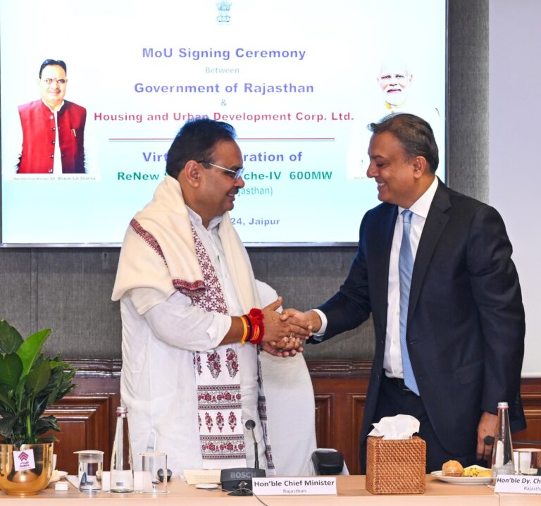 ‘Aapno leading Rajasthan’ -‘आपणो अग्रणी राजस्थान’ के विजन पर सरकार के हुए हस्ताक्षर