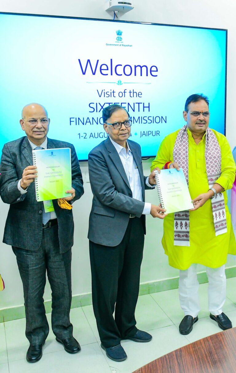 Chief Minister demands Finance Commission -मुख्यमंत्री ने वित्त आयोग से हीट वेव और रेगिस्तानी टिड्डियों को प्राकृतिक आपदा में शामिल करने की मांग