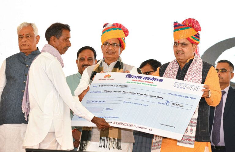 C M NEWS: किसान हमारे राष्ट्र के असली निर्माता— मुख्यमंत्री