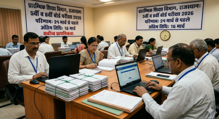 Rajasthan News: राजस्थान में 5वीं और 8वीं बोर्ड परीक्षाओं के परिणाम 24 मार्च 2026 से पहले 