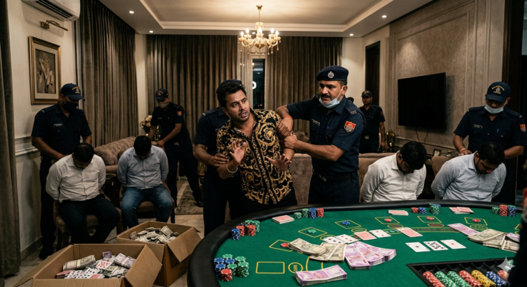 Jaipur News: भांकरोटा में हाई-प्रोफाइल कैसीनो का भंडाफोड़, 16 गिरफ्तार