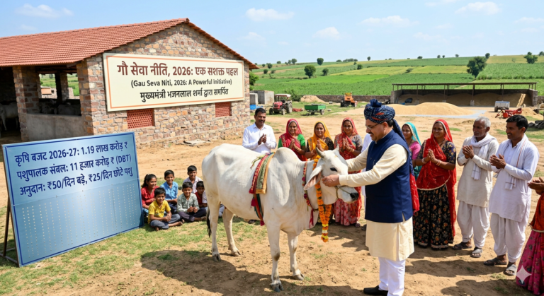 C M NEWS: मुख्यमंत्री ने की ‘गौ सेवा नीति, 2026’ लाने की घोषणा