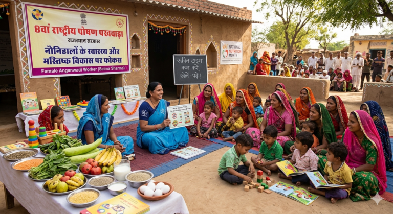 Rajasthan News: प्रदेशभर में ‘पोषण पखवाड़ा’ की धूम, नौनिहालों के डिजिटल डिटॉक्स पर जोर