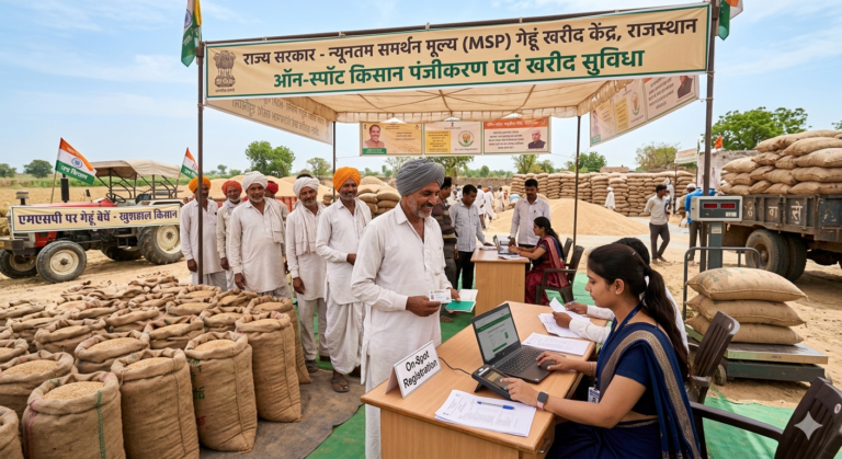 Rajasthan News: एमएसपी पर गेहूं खरीद प्रक्रिया हुई सरल, अब मौके पर ही होगा रजिस्ट्रेशन