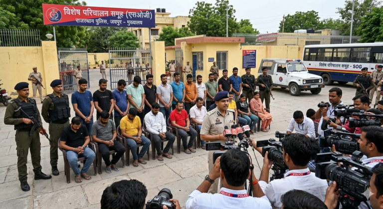 Jaipur News: परीक्षा फर्जीवाड़े पर SOG का बड़ा प्रहार, SI और BSTC भर्ती के 27 आरोपी गिरफ्तार