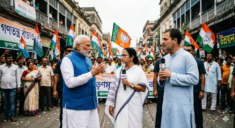 West Bengal Elections – 2026: ममता बनाम मोदी के बीच राहुल की एंट्री से रोचक हुआ मुकाबला